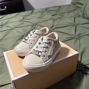 Michael Kors Kids Cream Sneakers